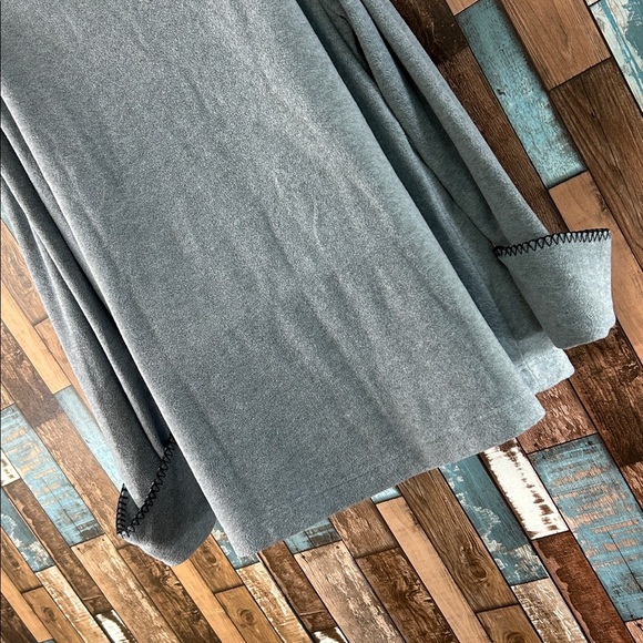 Tudor Court Gray Button-Up Coat with Pockets - Picture 12 of 13